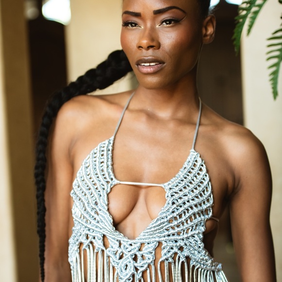 Handmade Macramé Rope Dress Festival - Picture 11 of 16